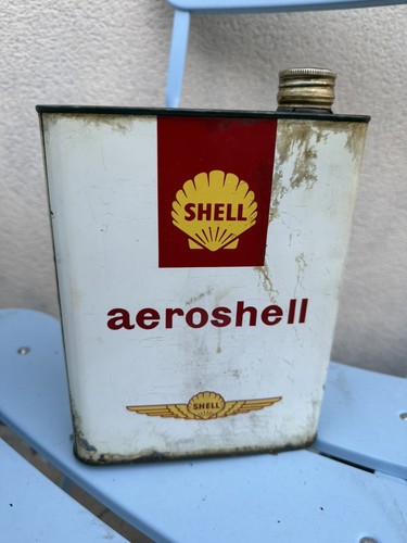 Ancien bidon huile shell - bidon, d