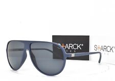 STARCK Eyes SUNGLASSES Matte Blue Aviator frame Grey Lens 5011 03 3N 60mm