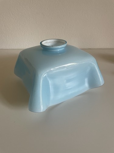Suspension ancienne opaline - suspension,