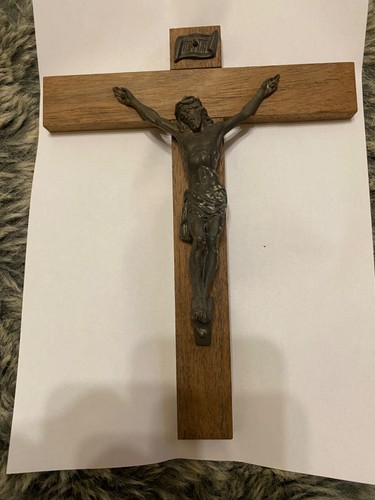 Grand crucifix croix bois - crucifix,