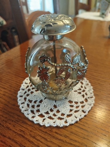Flacon verre vintage - un,