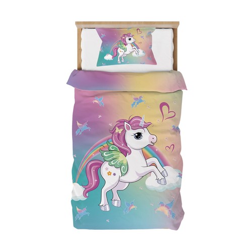 Housse couette licorne - housse, de