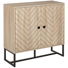 HOMCOM buffet 80x29x80cm Bois