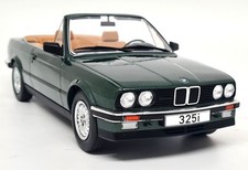 MCG 1/18 BMW 325i e30 Cabriolet 1985 Metallic Green Diecast scale model car