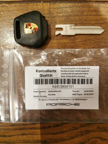 Clé vierge origine porsche - vierge, d'origine