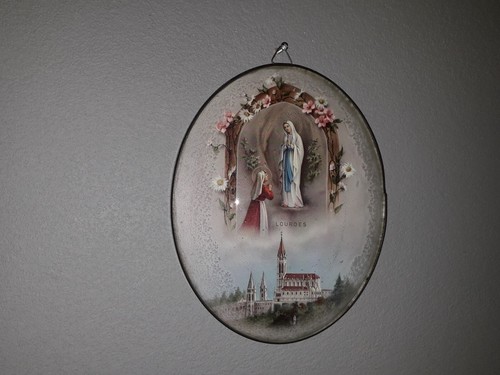 Cadre icone religieuse lourdes - religieuse,