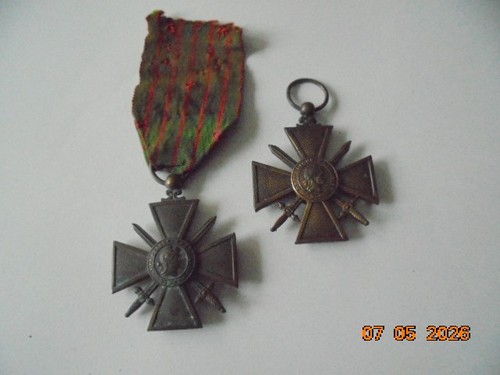 Médailles croix guerre - croix,
