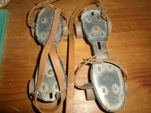 Anciens patins roulette - anciens, à