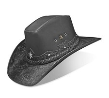 Chapeau de cow-boy chapeau de cow-girl noir hommes western femmes chapeaux de...