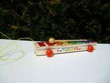 6⚜️ Xylophone En Bois Fisher Price Toys Vintage Authentique Année 1964 Réf: 870