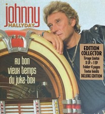 COFFRET 3xVINYLES + 45T EP JOHNNY HALLYDAY TIRAGE COLLECTOR DELUXE NEUF/BLISTER