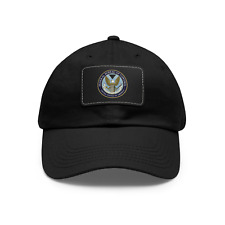 NEW! Federal Bureau Design Best Hat With Leather Patch