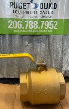 4 in NPT Threaded Brass Ball Valve Full Port, Smith Cooper 150WSP1728155/56 WOG