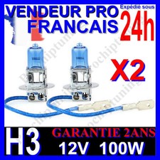  X2 AMPOULES XENON H3 100W