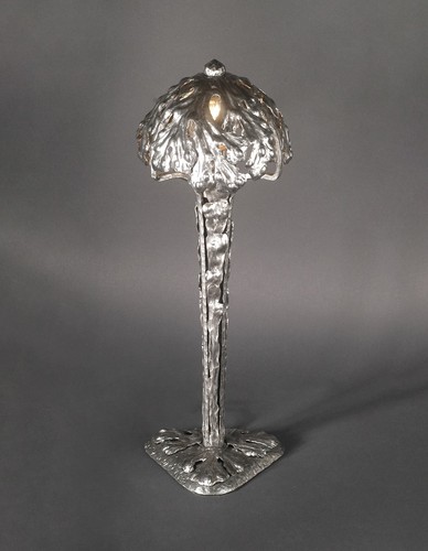 Lampe art déco ferronnerie - lampe, en