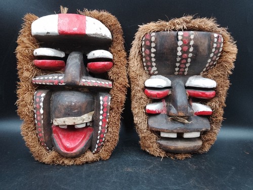 Paire masques africain - africain, we