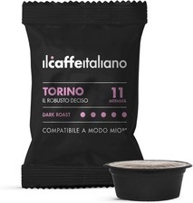 100 Capsules Compatibles Lavazza A Modo Mio – Torino – Café Italien Aromatique