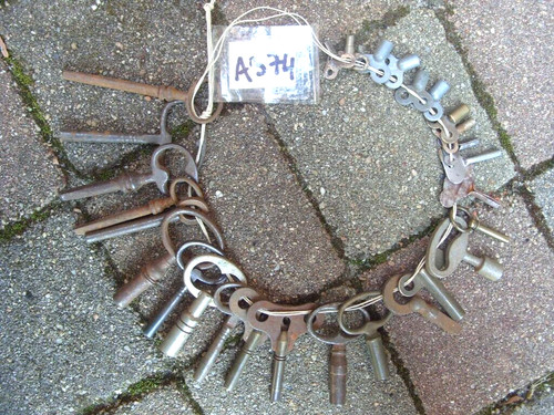 Lot a574 cle cles clefs - lot,