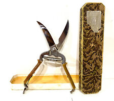 Antique Solingen Verhromt VF and M meat shear pruner