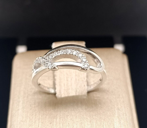 Bague blanc ct 750 - bague, en