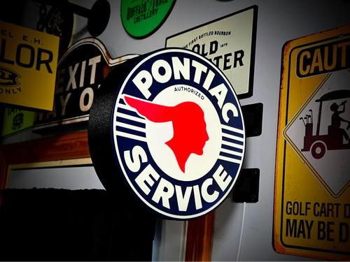 Pontiac service led - led, lightbox
