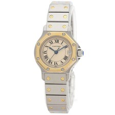 CARTIER Santos Octagon SM Watches W2001683 Stainless Steel/Stainless Steel L...