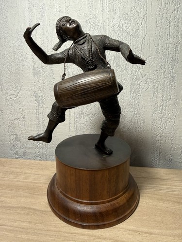 Sculpture bronze patine - sculpture, en