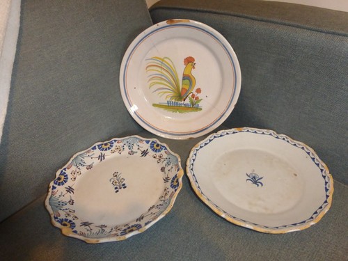 Assiettes anciennes 19 - assiettes,