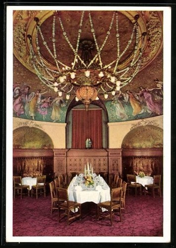 Carte postale hambourg - carte, cave
