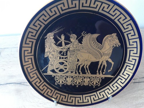 Assiette mural grecque - assiette,