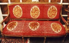 Canapé OR CANAPÉ SIÈGE TRANSAT MEUBLE baroque rococo Louis taille XV XVI empire ancien