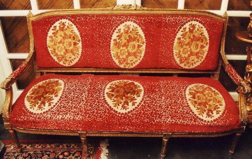 Canapé siège - or,