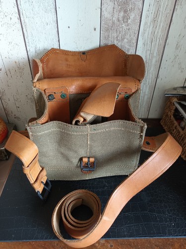 Ancienne musette sacoche - ancienne,