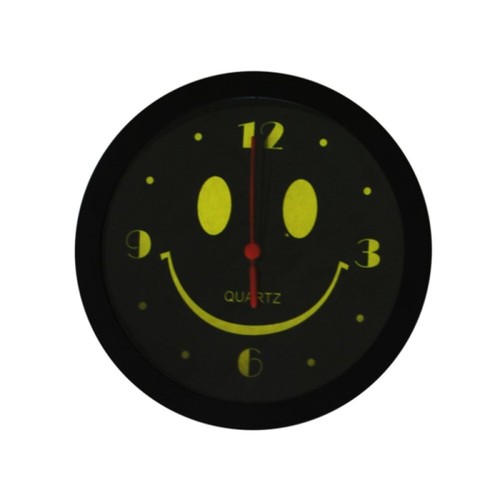Horloge murale smiley emoji - smiley,
