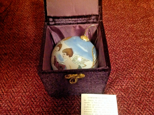 Ancienne boule noel verre - ancienne,