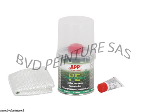 Kit résine polyester - 250g, +
