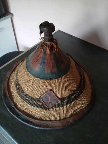 Chapeau paille ancien - de,