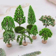 Arbres de paysage miniatures en plastique pour trains miniatures et projets arch