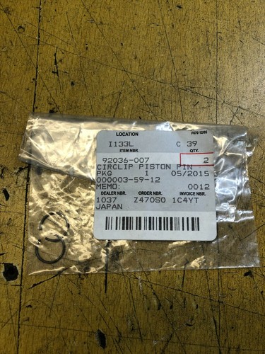 Circlip piston kawasaki - 2,