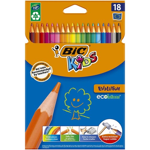 Crayons couleur bic - crayons,