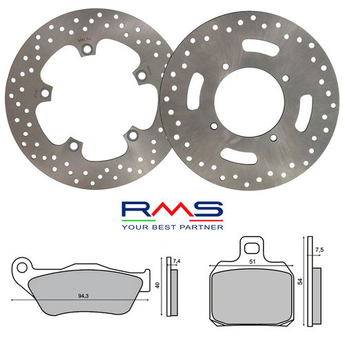 Set frein complet disque - set,