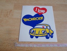 MONROE SHOCK ABSORBER STICKER - I LOVE MONROE