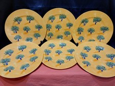 lot of 6 dessert plates service ouliveiro guy degrenne