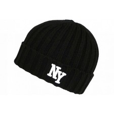 Bonnet NY Noir et Blanc en