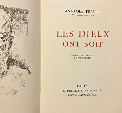 Sauret 1950 anatole france - france, les