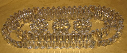 Ancien chemin table cristal - ancien,