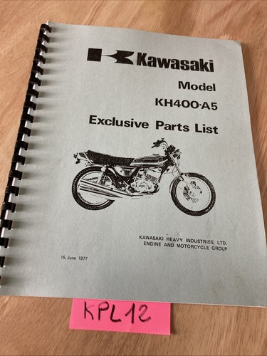 Kawasaki kh400 supplément - kawasaki, a5