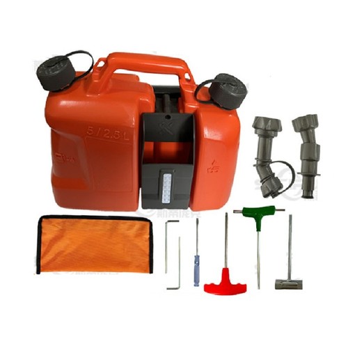 Fuel bar oil combi can - fuel,