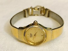 Vtg Pulsar V811-X007 Wrist Watch Goldtone Japan Mvmt Water Resistant UNTESTED