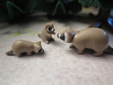 3 ratons laveurs zoo PLAYMOBIL